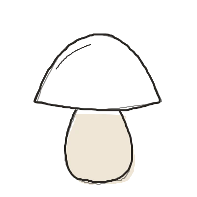 Illustration dessinée à la plume : cèpe